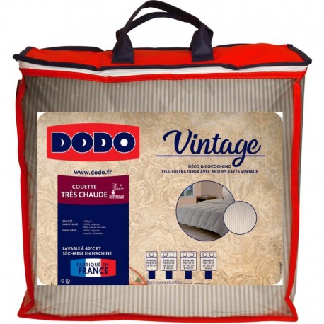 DODO Couette imprimée très chaude microfibre DODO VINTAGE 140x200cm
