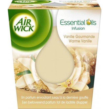 Air Wick Essential Oils Infusion Vanille Gourmande 105g (lot de 4)