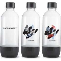 Sodastream Bouteilles de Gazéification Plastique Bulles de Couleur 3x1L 3000036