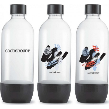 Sodastream Bouteilles de Gazéification Plastique Bulles de Couleur 3x1L 3000036