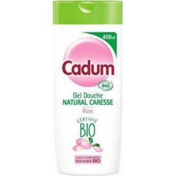NC CADUM Gel Douche Natural Caresse Rose Huile d'amandes Bio 400ml