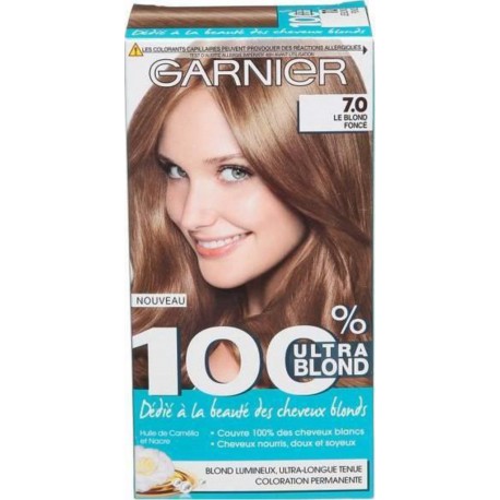 GARNIER 100% ULTRA BLOND COLORATION 7.0 BLOND Foncé