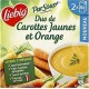 LIEBIG DUO CAROTTES JAUNES et ORANGE 2X30cl 60cl