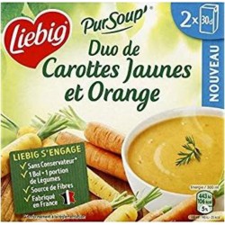 LIEBIG DUO CAROTTES JAUNES et ORANGE 2X30cl 60cl