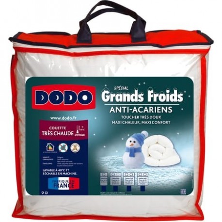 DODO Couette très chaude anti-acariens DODO SPECIAL GRAND FROID 240x220cm