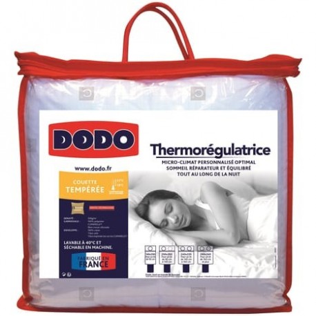 DODO Couette tempérée THERMOREGULATRICE 300g/m² 240x220cm