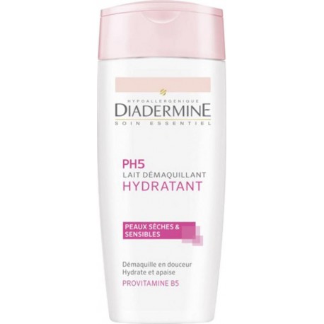 DIADERMINE PH5 Lait Démaquillant Hydratant Peaux Sèches & Sensibles 200ml (lot de 4)