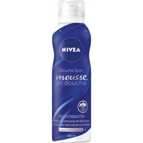Nivea Douche Soin Mousse de Douche Nourrissante 200ml (lot de 6)