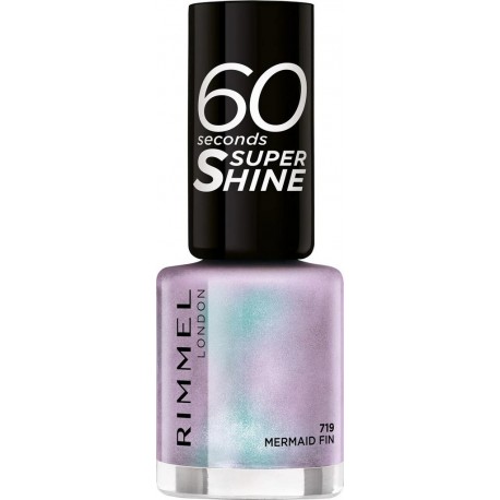 RIMMEL 60 SECONDS SUPER SHINE VERNIS SECHAGE RAPIDE ET BRILLANCE MERMAID FIN 8ml