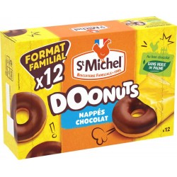 ST MICHEL DOONUTS NAPPES CHOCOLAT x12 360g