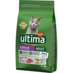 Ultima croquettes pour chat stérilisé adulte bœuf 1,5Kg