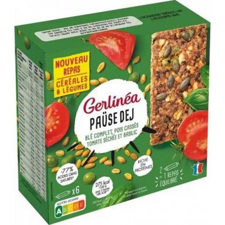 Gerlinea Barre repas Tomate Basilic 240g