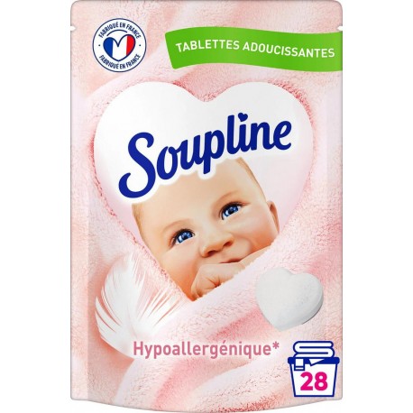 SOUPLINE COEUR ADOUCISSANT HYPOALLERGENIQUE x28 350ml