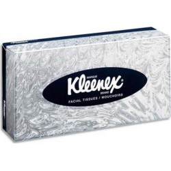 Kleenex Boîte de 100 Mouchoirs Blancs (lot de 4)