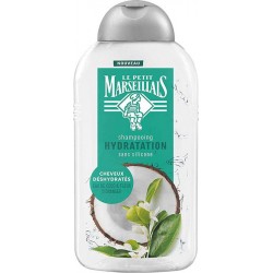 Le Petit Marseillais Shampooing Hydratation Sans Silicone Eau de Coco & Fleurs d’Oranger 250ml (lot de 4)