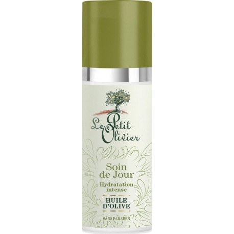 Le Petit Olivier Soin de Jour Hydratation Intense Huile d’Olive Peaux 50ml