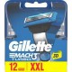 GILLETTE GILLET LAME MACH3 TURB 3D X12 boîte 12 lames