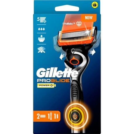 GILLETTE RASOIR PROGLIDE POWER +2