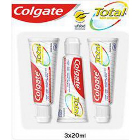COLGATE TOTAL KIT VOYAGE 3X20M