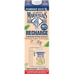 Le Petit Marseillais Eco-recharge douche Fleur d'oranger -1L