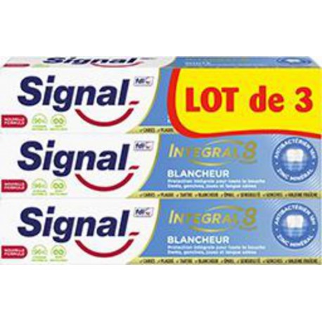 3X75ML I8 BLANCHEUR SIG x3 dentifrices 75ml - 225ml