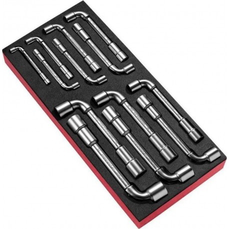 Facom Module mousse 13 clés à pipe débouchées OGV® 6 pans MODM.75