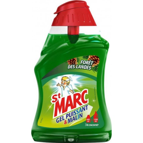 St Marc Nettoyant Forêt des Landes Gel Puissant & Malin 400ml (lot de 6)