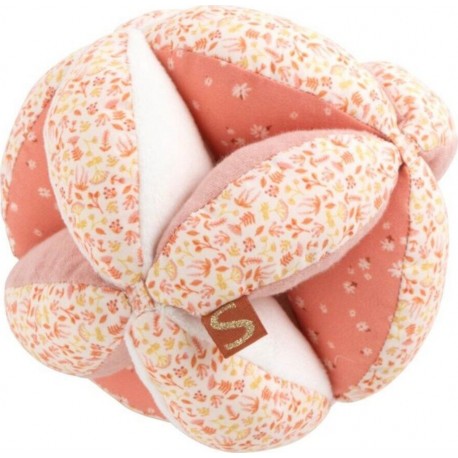 Sauthon Balle Sensorielle En Velours Blanc