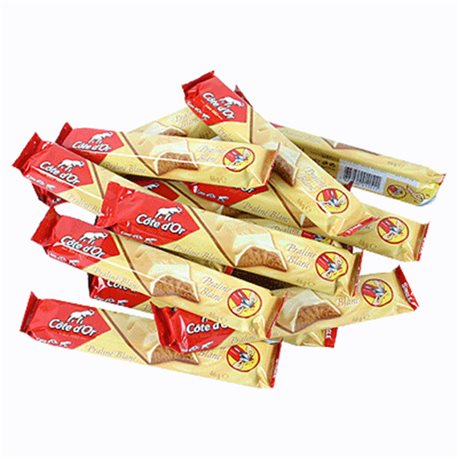 Barre Chocolat Côte d'Or Praliné Blanc (lot de 6)