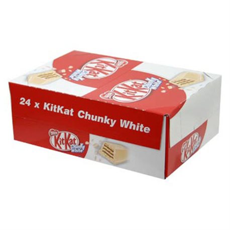 Kit Kat Chunky White Chocolat Blanc (lot de 6)