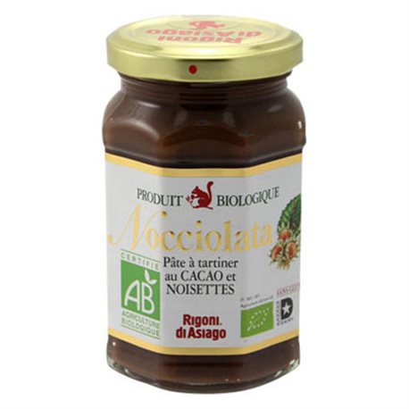 Pâte à Tartiner Nocciolata Cacao Noisettes Bio Maxi (lot de 6)
