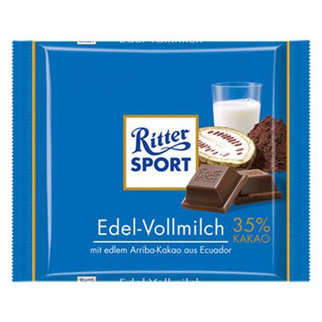 Ritter Sport Lait (lot de 6)