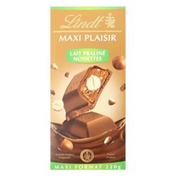 Lindt Maxi Plaisir Lait Praliné Noisettes (lot de 6)