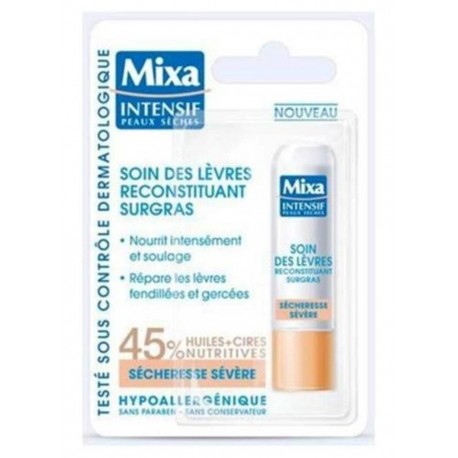 Mixa Soin Lèvres Reconstituant Surgras Sécheresse Sévère (lot de 6)