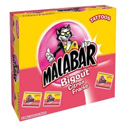 Malabar bigoût Citron/Fraise (lot de 6)