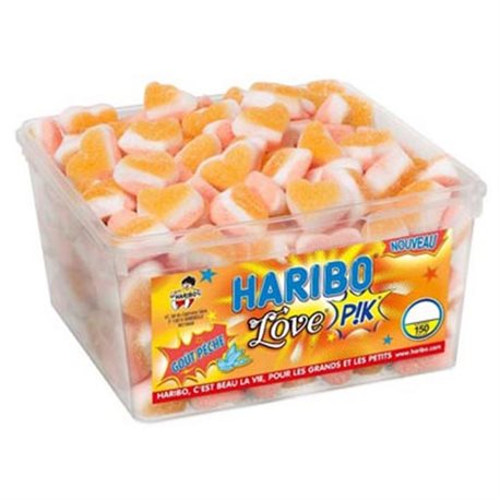 Haribo Love Pik Goût Pêche (lot de 6)