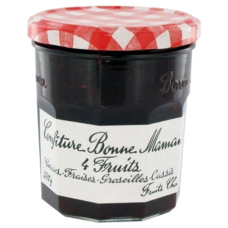 Confiture Bonne Maman 4 Fruits (lot de 10 x 6 pots)