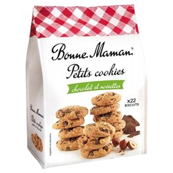 Bonne Maman Petits Cookies Chocolat Noisette (lot de 10 x 3 paquets)