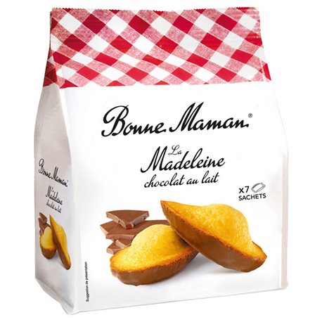Bonne Maman Madeleine Chocolat (lot de 10 sachets de 10 gâteaux)