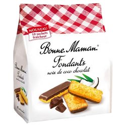 Bonne Maman Fondants Noix De Coco Chocolat (lot de 10 x 3 paquets)