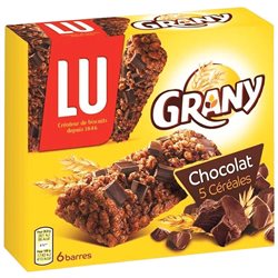 Lu Grany Chocolat 5 Céréales (lot de 10 x 3 paquets)