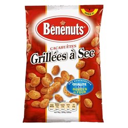 Bénénuts Cacahuètes Grillées 120g (lot de 10 x 3 paquets)