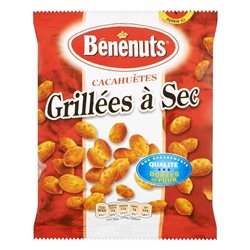 Bénénuts Cacahuètes Grillées 200g (lot de 10 x 3 paquets)