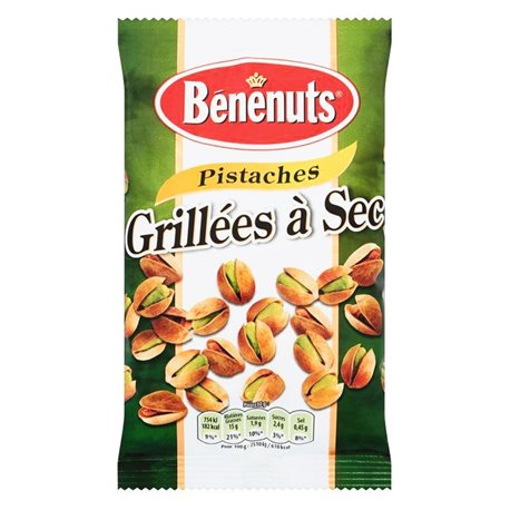 Bénénuts Pistaches Grillées et Salées 100g (lot de 10 x 3 paquets)