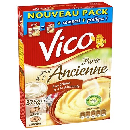 Vico Purée Maison 375g (lot de 10 x 3 paquets)