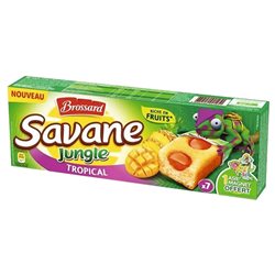 Brossard Savane Jungle Tropical 175g (lot de 10 x 3 paquets)
