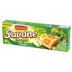 Brossard Savane Jungle Pomme 175g (lot de 10 x 3 paquets)
