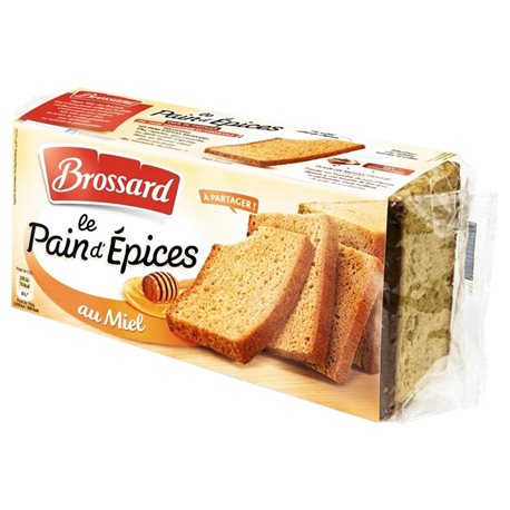 Brossard Pain Epices Au Miel 350g (lot de 10 x 3 paquets)