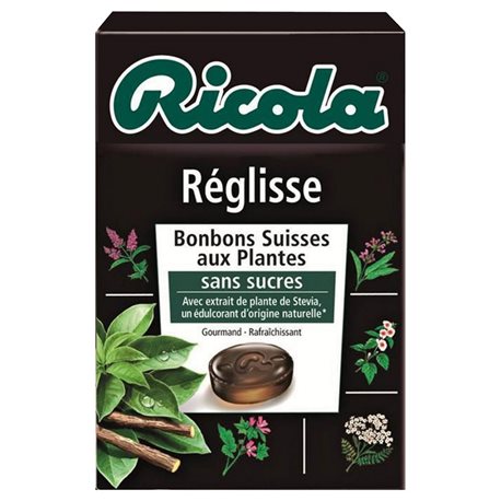 Ricola Réglisse (lot de 10 x 6 boîtes)
