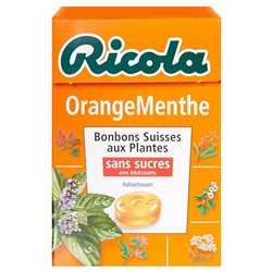 Ricola Orange Menthe (lot de 10 x 6 boîtes)